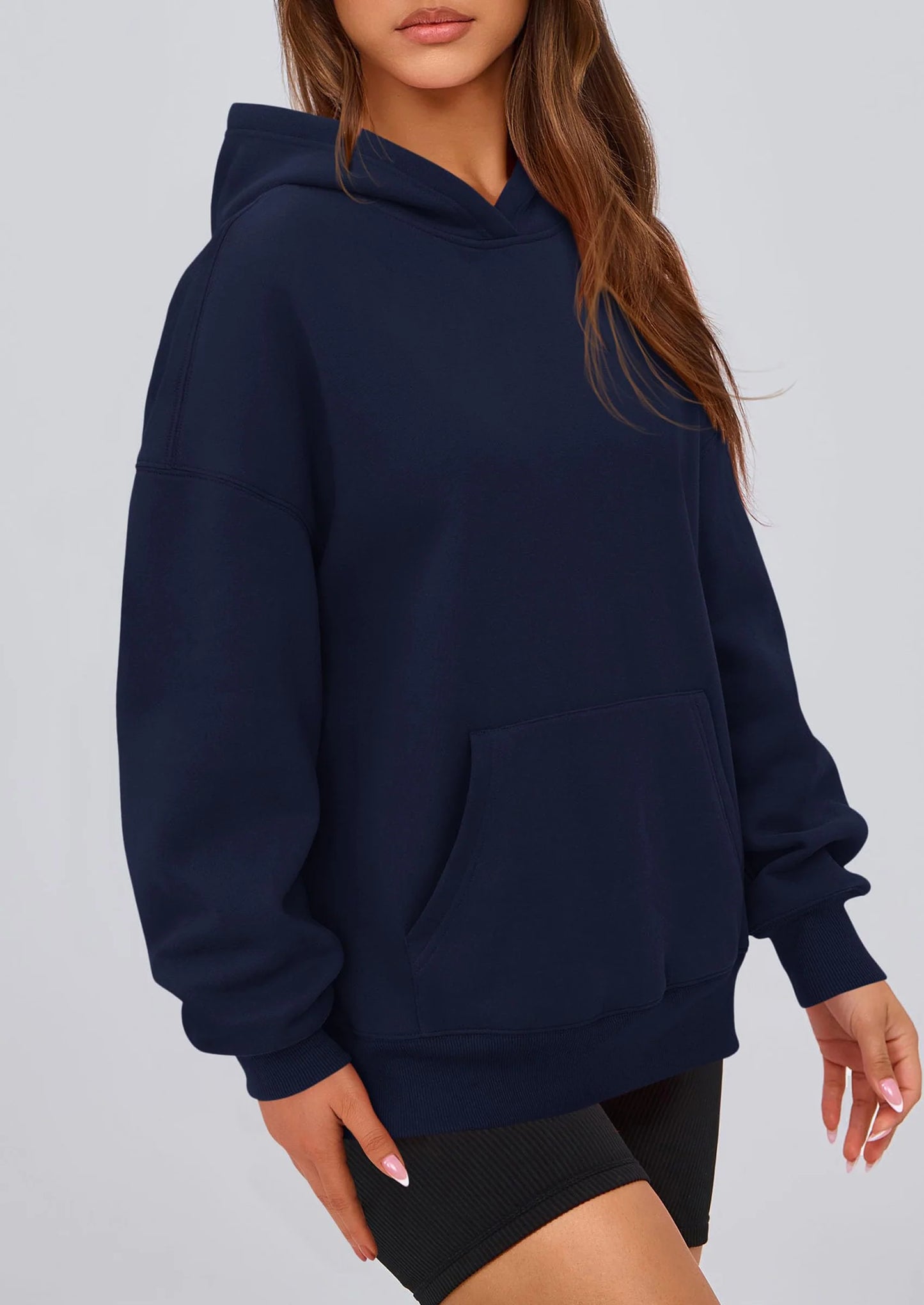 Womens Oversized Hoodies Fleece Hooded Sweatshirts Long Sleeve Pullover Tops Fall Outfits Winter Clothes