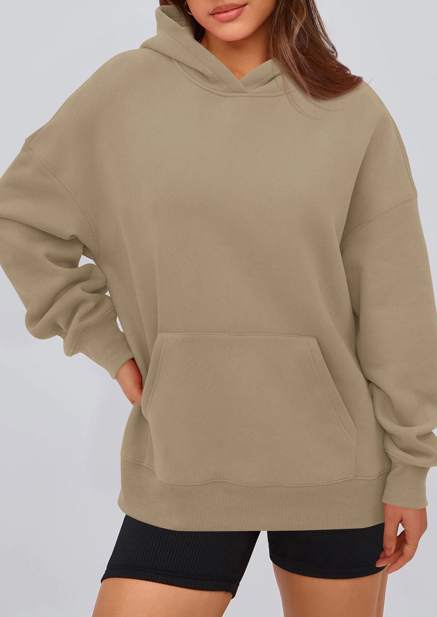 Womens Oversized Hoodies Fleece Hooded Sweatshirts Long Sleeve Pullover Tops Fall Outfits Winter Clothes