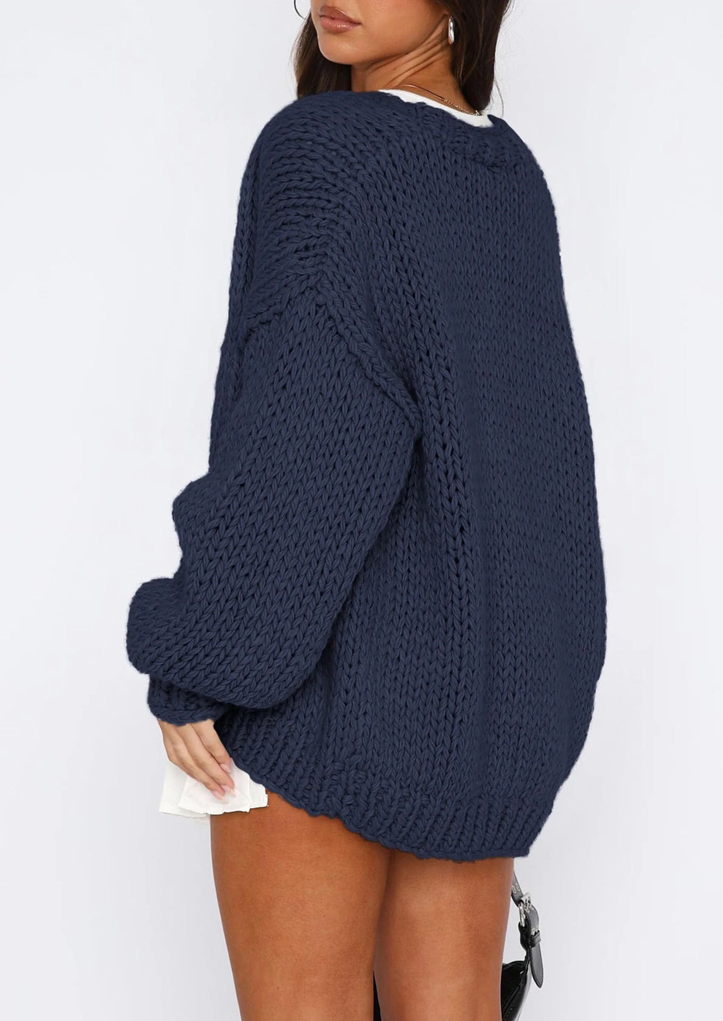 Cardigan Sweaters for Women Trendy Fall Fashion Long Sleeve Chunky Knit Cardigans Winter Clothing Outfits