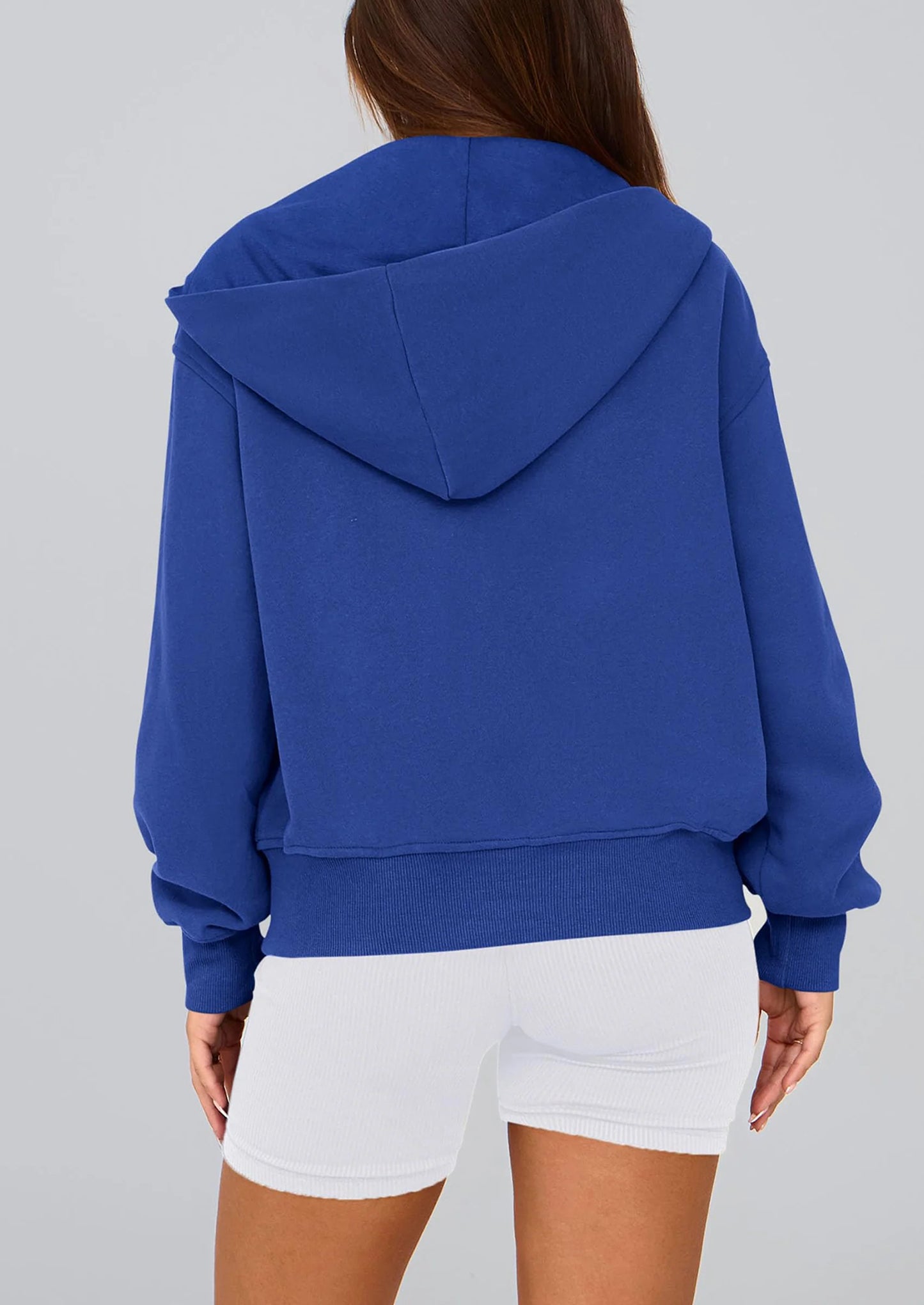 Hoodies For Women Sweatshirt Zip Up Hoodie Fall Fashion Trendy Long Sleeve Jackets Winter Clothing Outfits