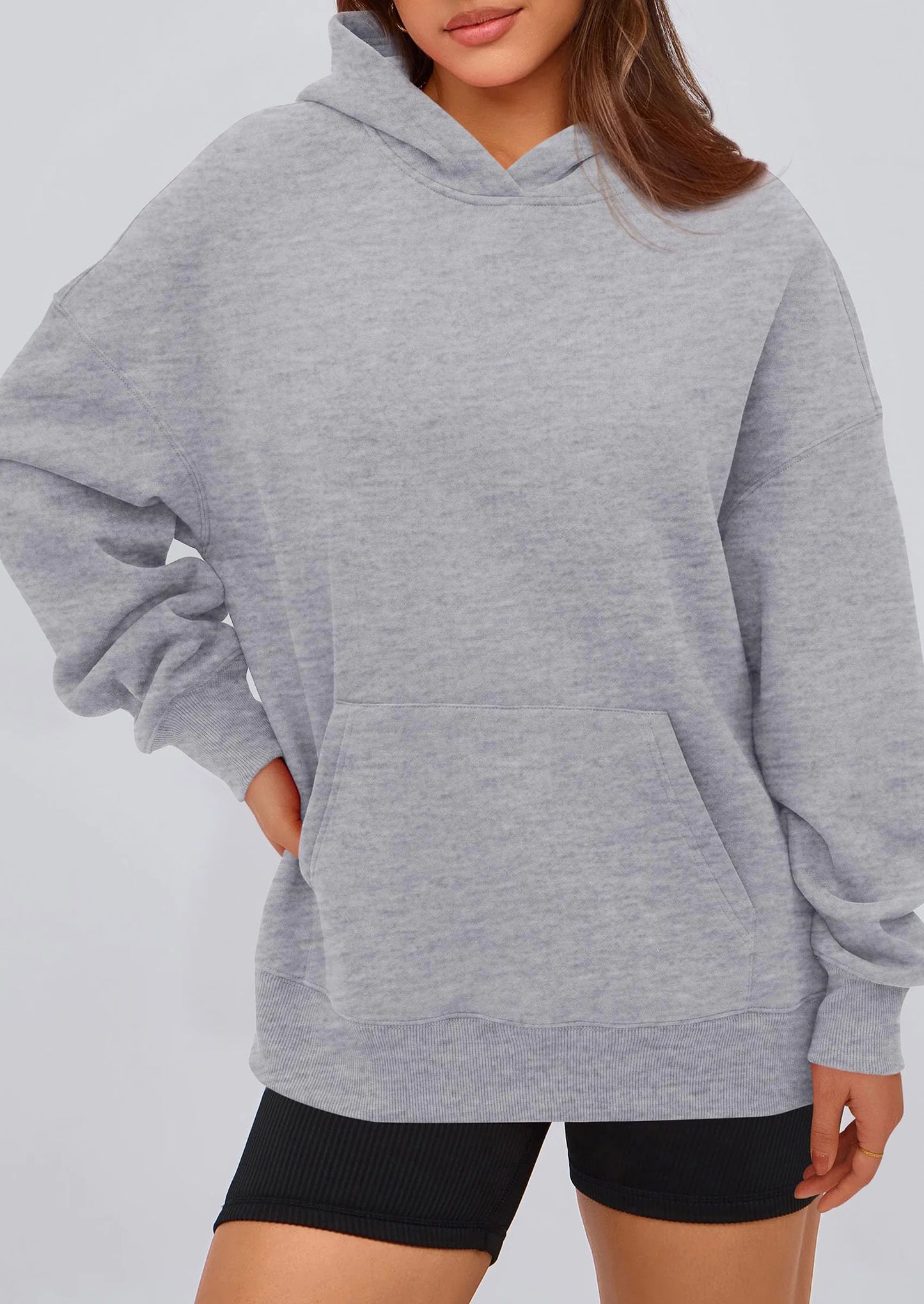 Womens Oversized Hoodies Fleece Hooded Sweatshirts Long Sleeve Pullover Tops Fall Outfits Winter Clothes