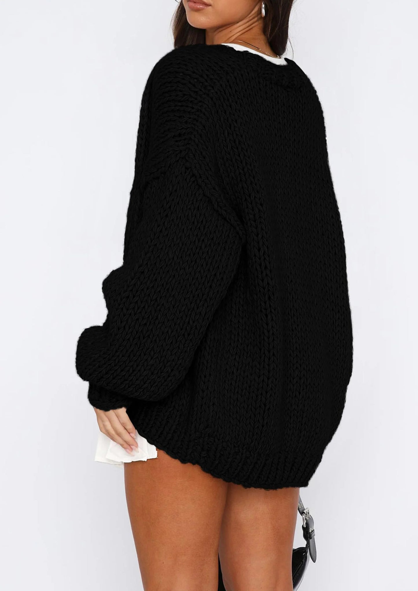 Cardigan Sweaters for Women Trendy Fall Fashion Long Sleeve Chunky Knit Cardigans Winter Clothing Outfits