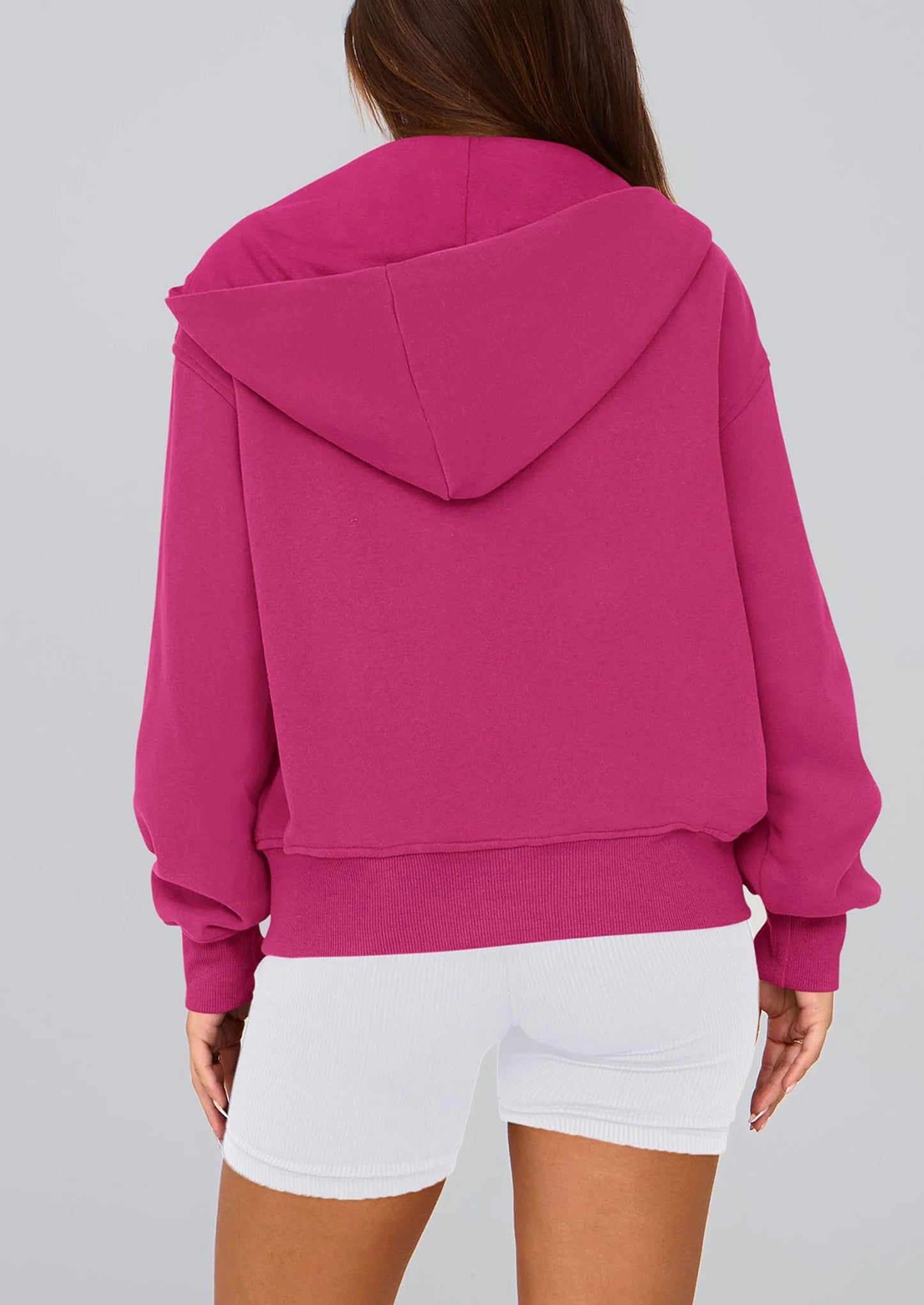Hoodies For Women Sweatshirt Zip Up Hoodie Fall Fashion Trendy Long Sleeve Jackets Winter Clothing Outfits