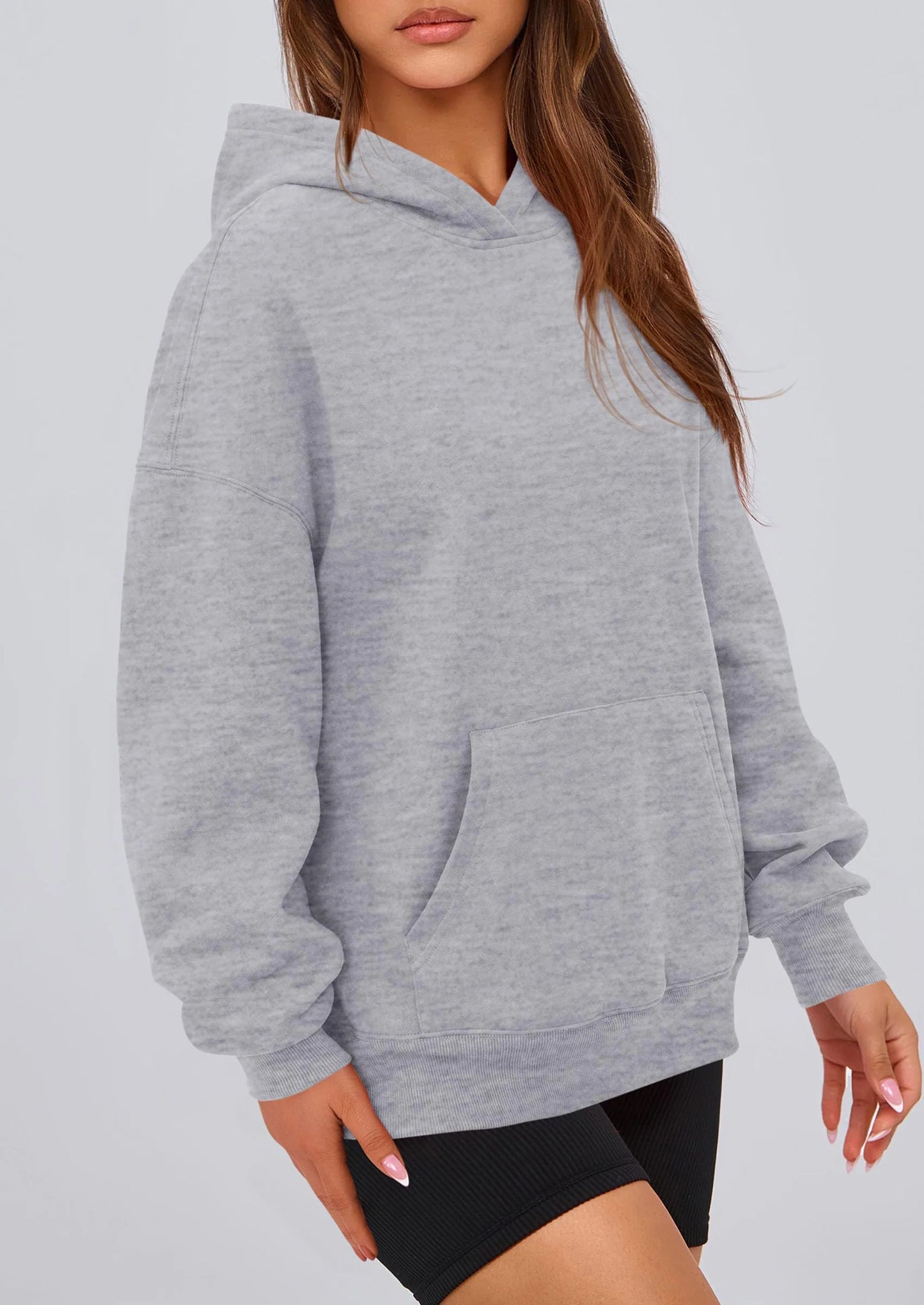 Womens Oversized Hoodies Fleece Hooded Sweatshirts Long Sleeve Pullover Tops Fall Outfits Winter Clothes