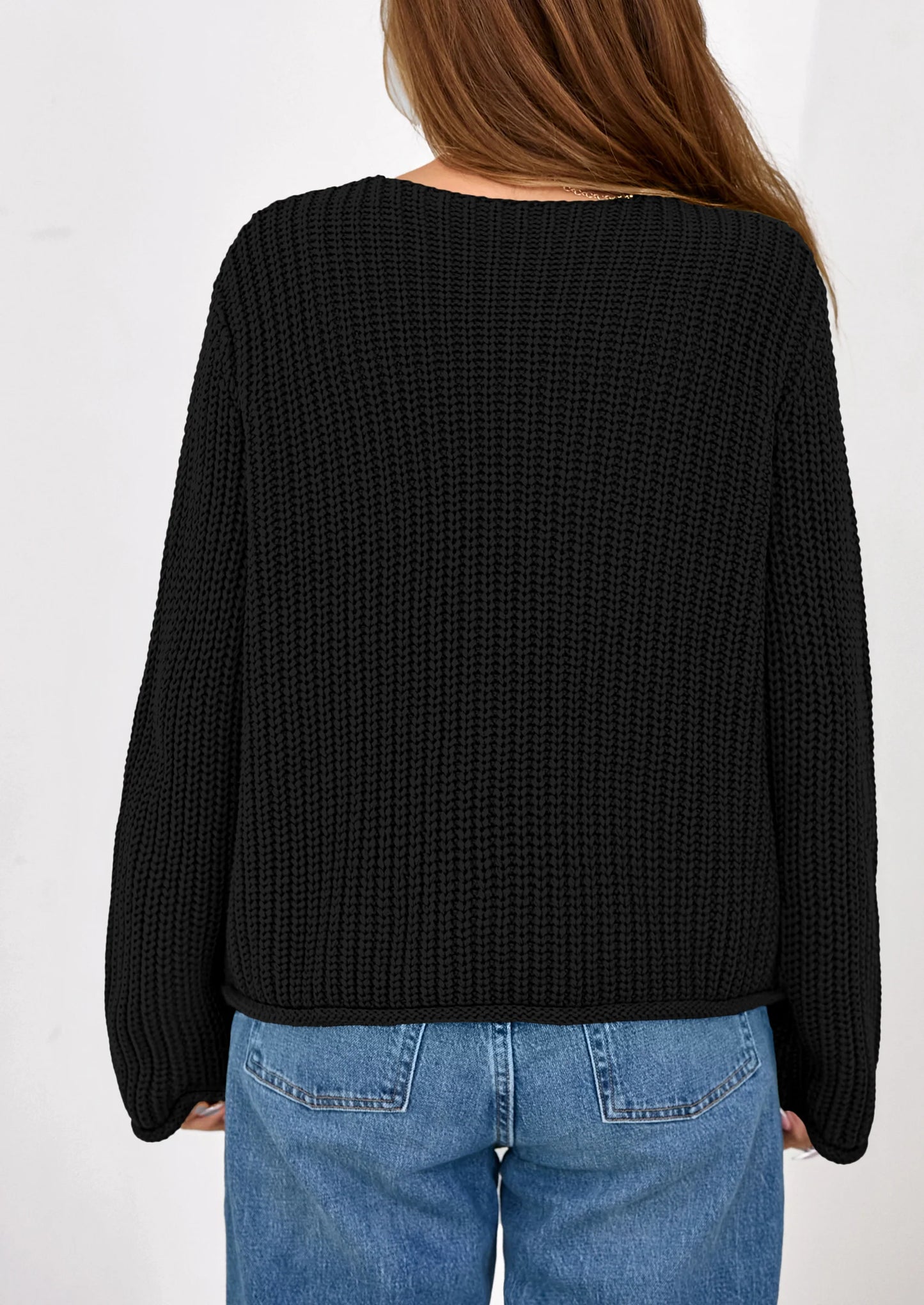 Cardigan Sweaters for Women Trendy Oversized Knit Chunky Button Cardigans Fall Winter Outfits with Pockets