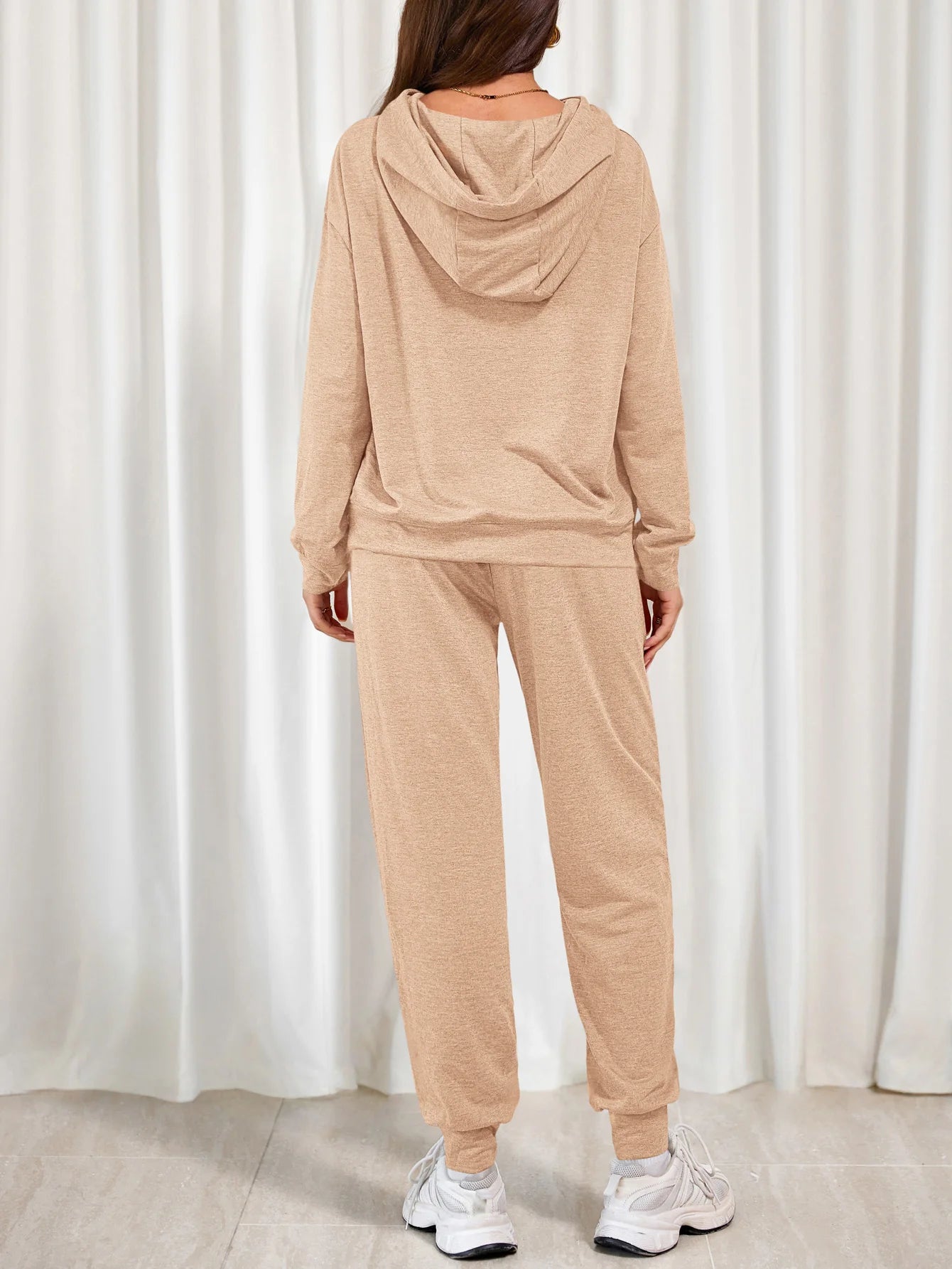 Women's Two Piece Outfits Sweatsuits Lounge Sets Hoodies Sweatshirt Joggers Sweatpants Fall Fashion Clothes