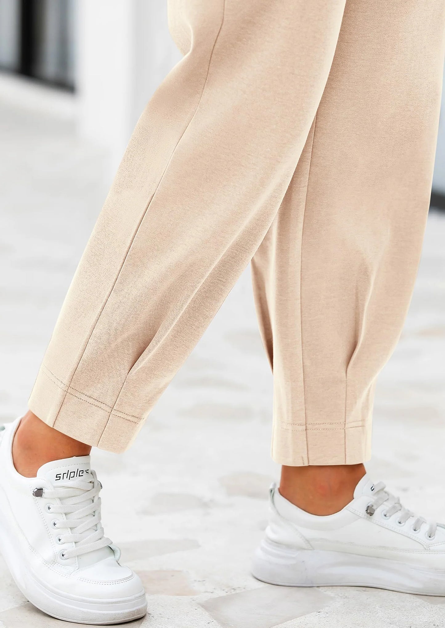 Womens Dress Pants Business Casual Trendy High Waisted Ankle Length Dressy Trousers Slacks Work Clothes