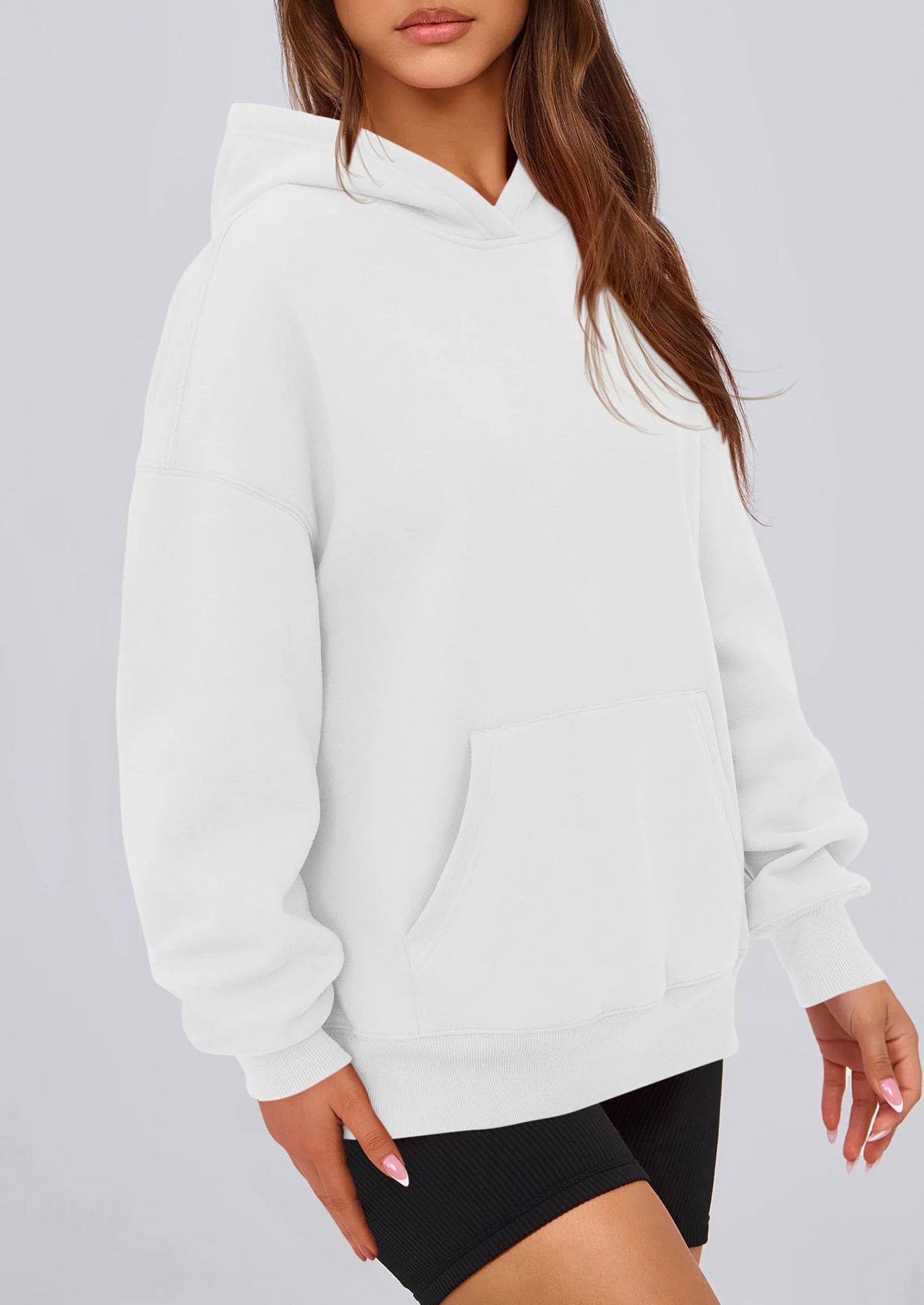 Womens Oversized Hoodies Fleece Hooded Sweatshirts Long Sleeve Pullover Tops Fall Outfits Winter Clothes