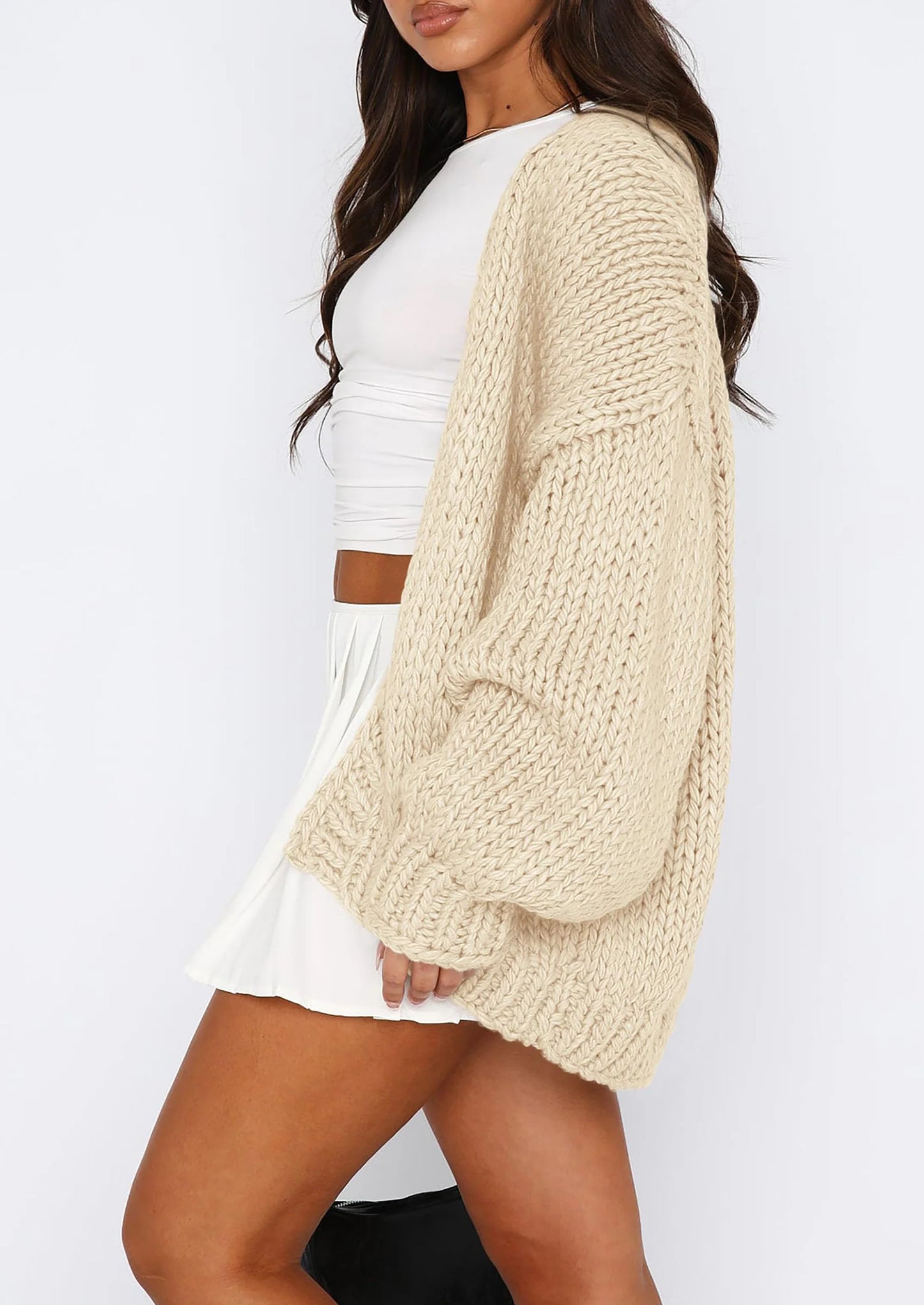 Cardigan Sweaters for Women Trendy Fall Fashion Long Sleeve Chunky Knit Cardigans Winter Clothing Outfits