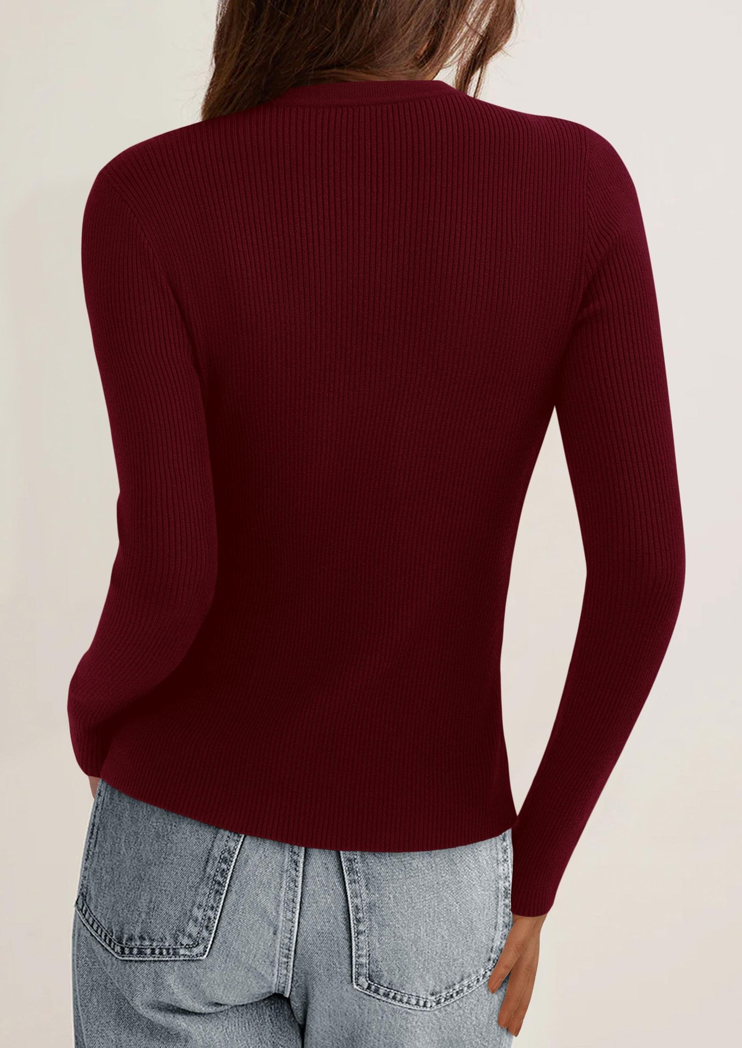 Womens Fall Cardigan Sweaters Lightweight Long Sleeve Button up Ribbed Knit Tops Winter Fashion Clothes