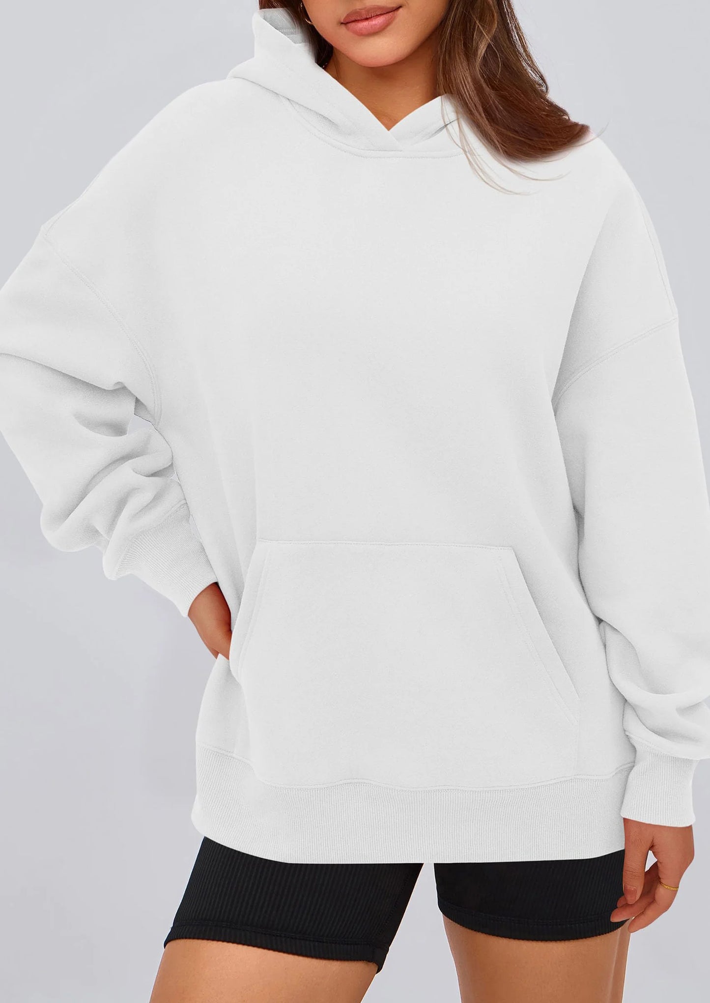 Womens Oversized Hoodies Fleece Hooded Sweatshirts Long Sleeve Pullover Tops Fall Outfits Winter Clothes