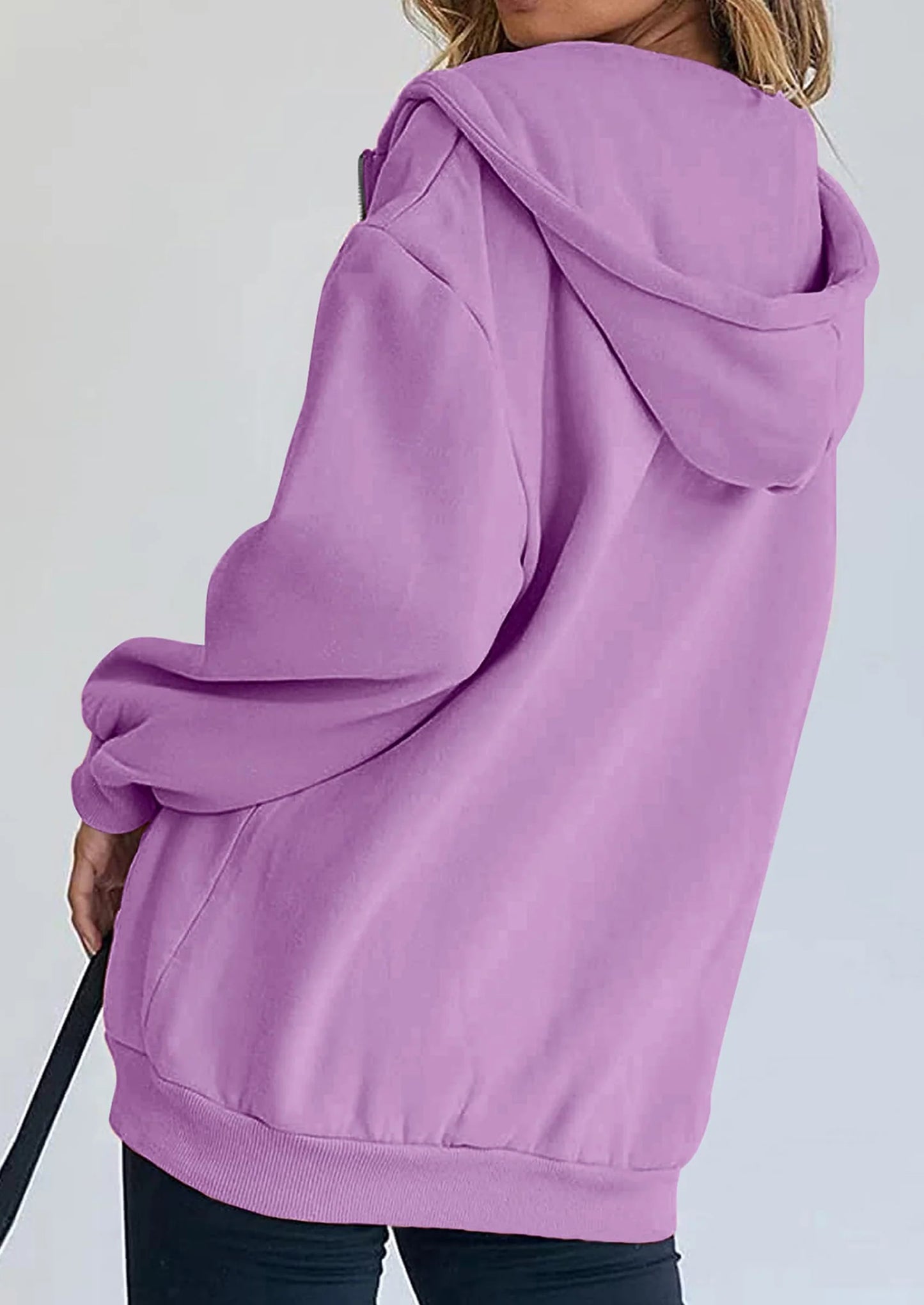 Women's Zip Up Y2K Hoodies Casual Long Sleeve Sweatshirts Fall Spring Track Jackets with Pockets